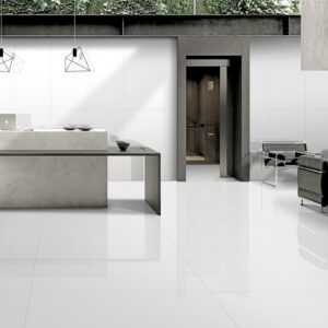 Полиран Бял Гранитогрес 60x120 за Баня и Кухня